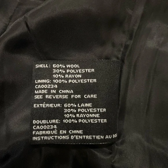 London Fog Wool Jacket - Picture 3 of 4